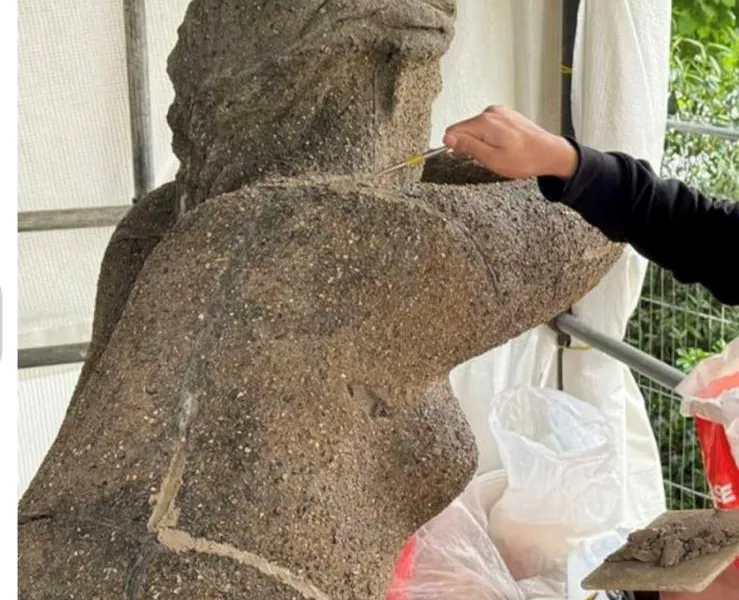 Leaning Woman restoration Heritage of London Trust