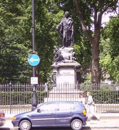 The statue of Francis Russell, the fifth Duke of Bedford.