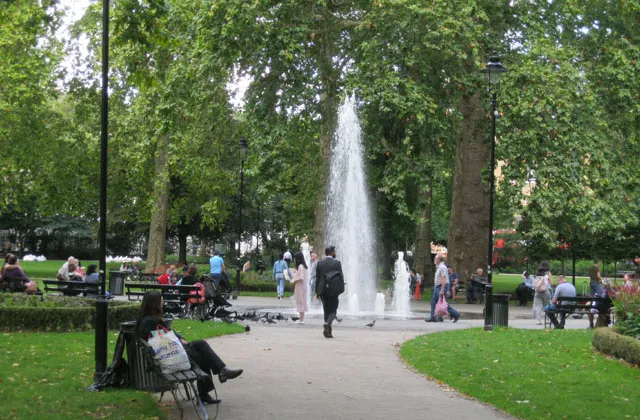 An photograph of Russell Square