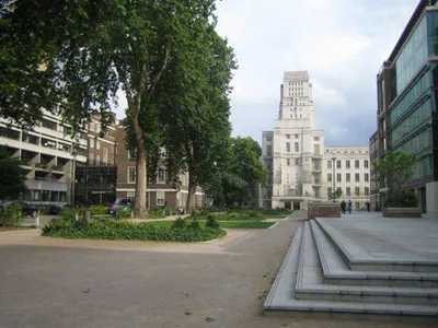 A photograph of Torrington Square